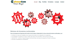 Desktop Screenshot of elearncom.fr